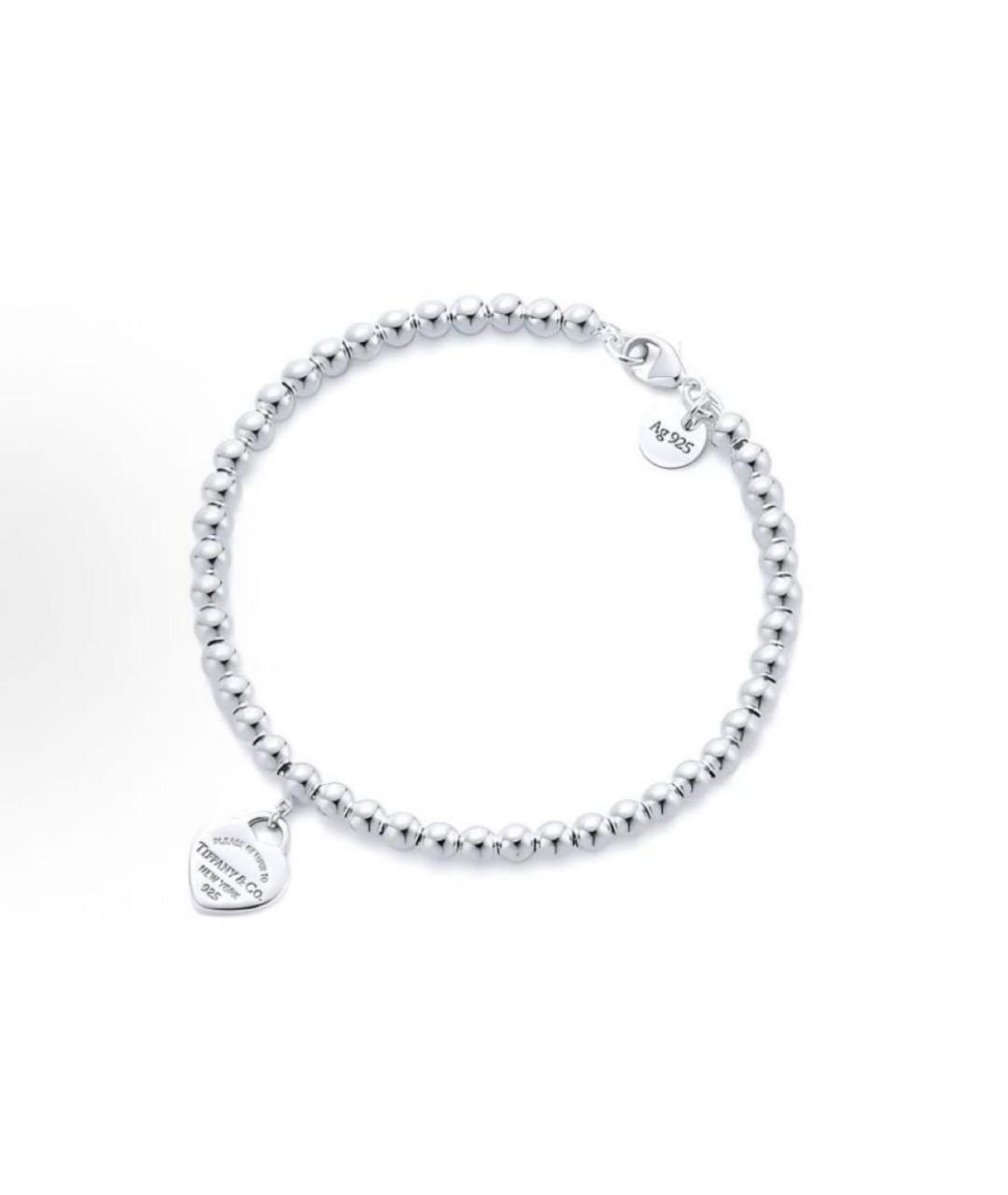 TIFFANY&CO Бирюзовый серебряный браслет, фото 3