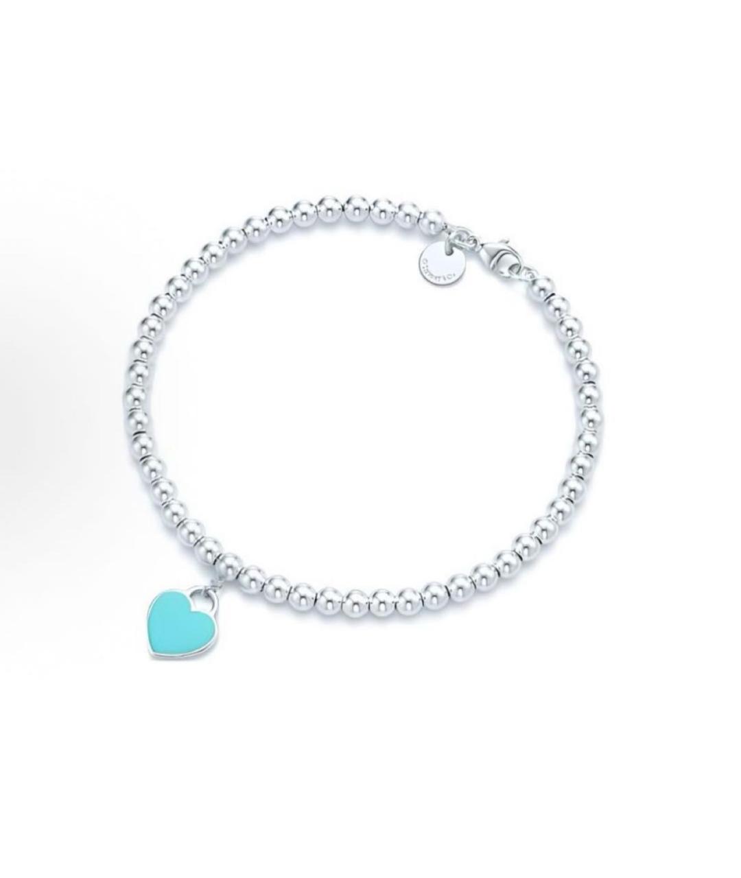TIFFANY&CO Бирюзовый серебряный браслет, фото 2