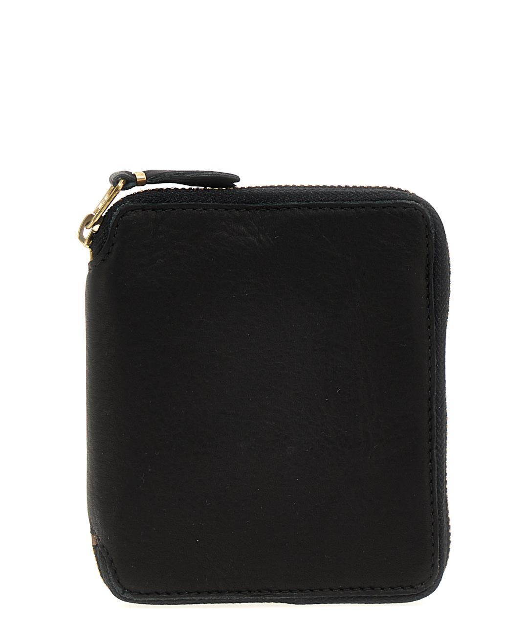 COMME DES GARÇONS WALLET Черный кожаный кошелек, фото 1