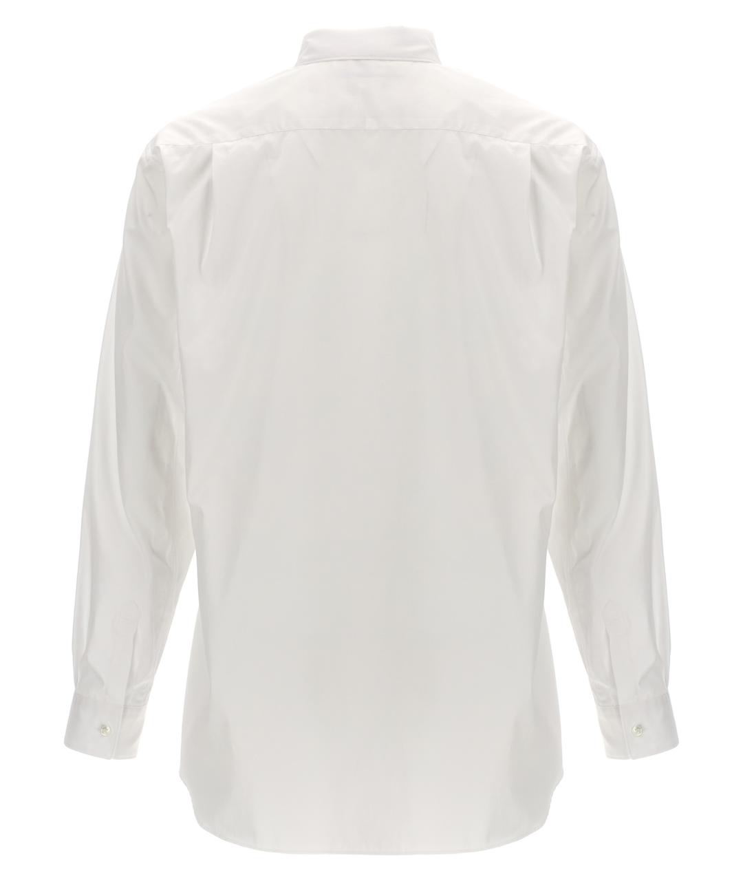 COMME DES GARÇONS SHIRT Белая хлопковая кэжуал рубашка, фото 2