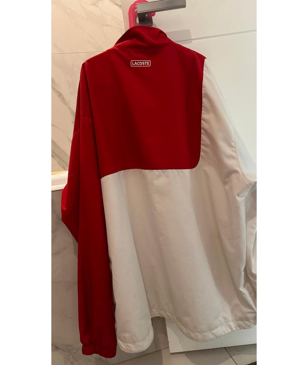 SUPREME Красная полиэстеровая спортивная куртка, фото 2