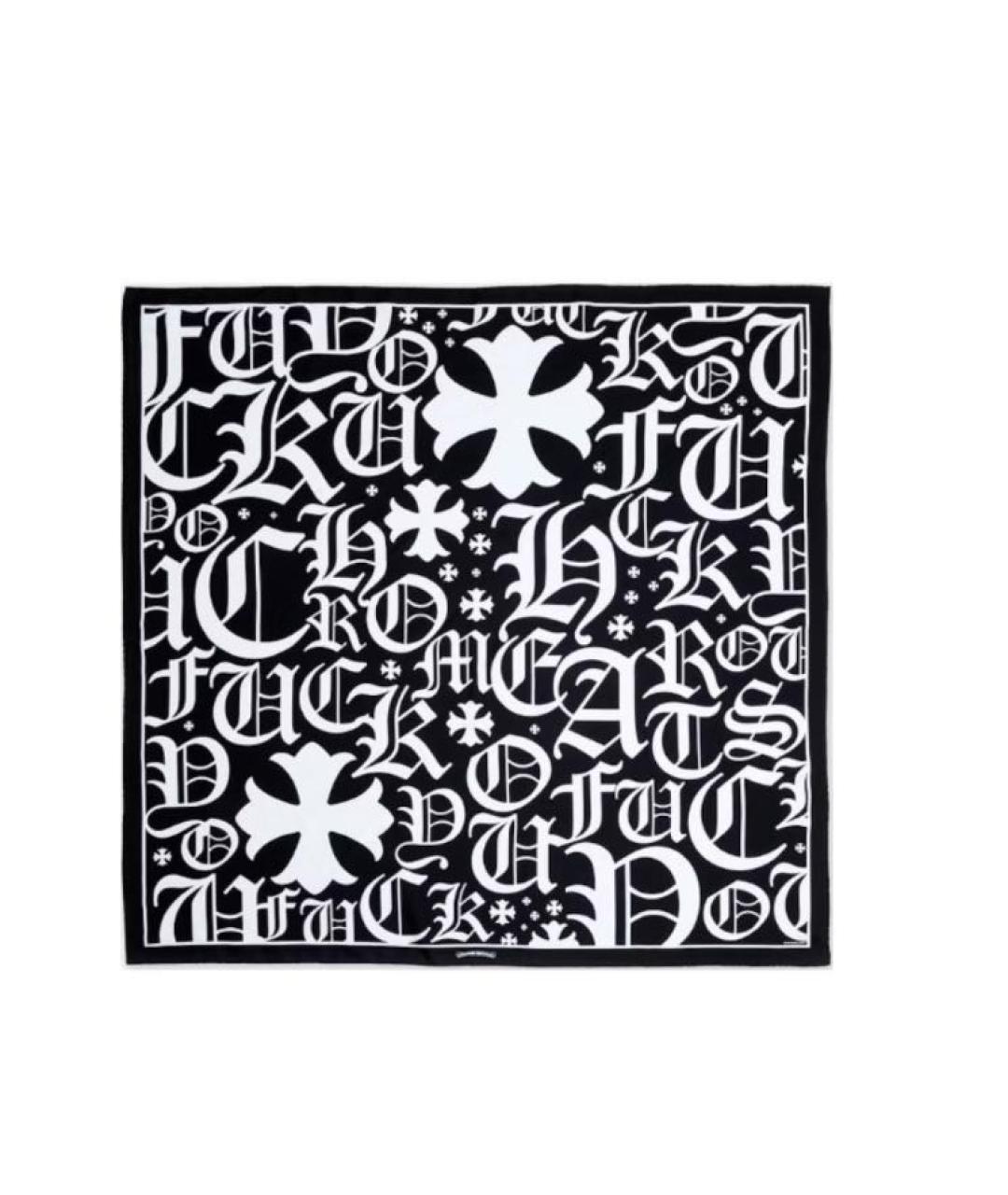 CHROME HEARTS Черный платок, фото 1