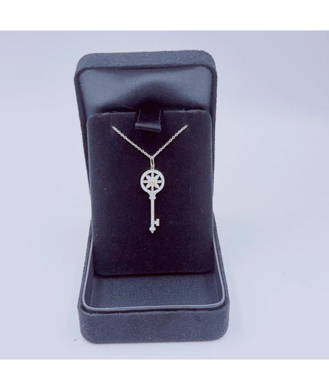 TIFFANY&CO Белое платиновое колье, фото 4