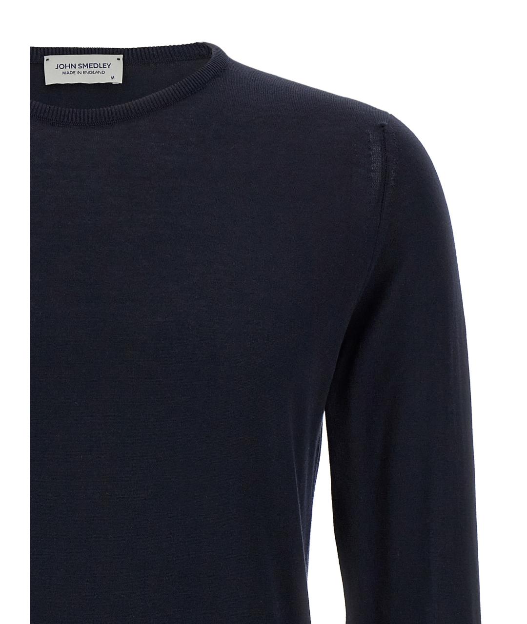JOHN SMEDLEY Темно-синий джемпер / свитер, фото 3