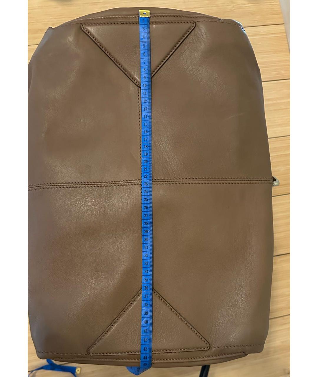 BALLY Бежевая кожаная дорожная/спортивная сумка, фото 6