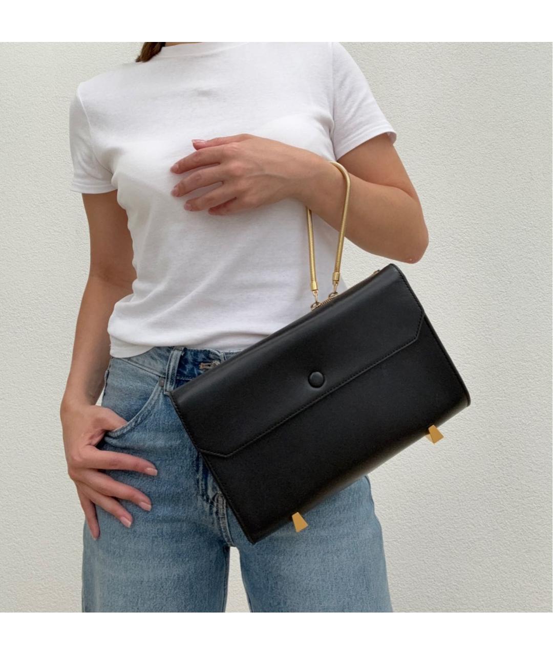 ALEXANDER WANG Черная кожаная сумка с короткими ручками, фото 7