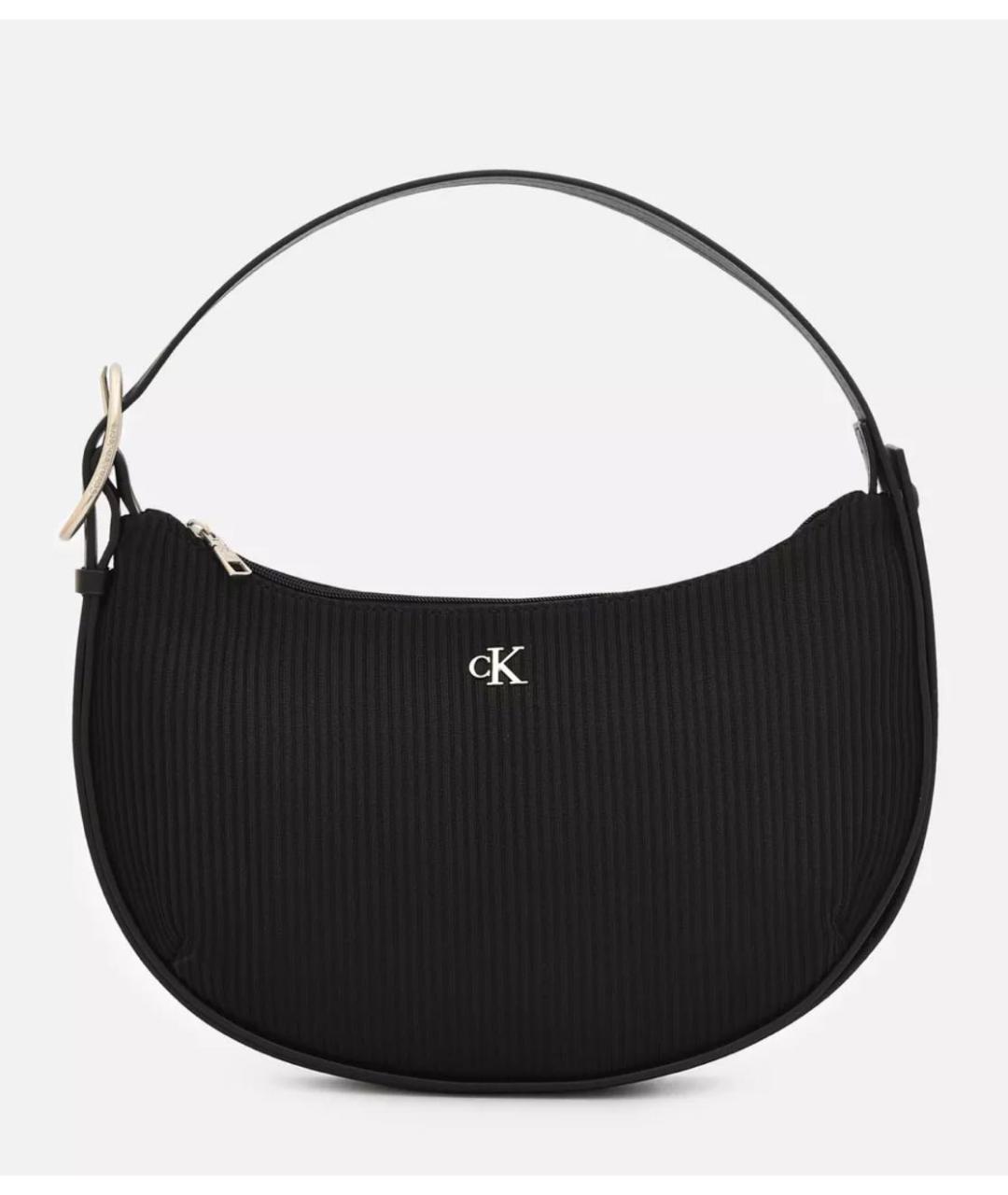 CALVIN KLEIN Черная сумка с короткими ручками, фото 3