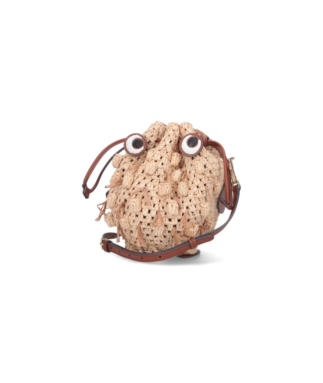 ANYA HINDMARCH Бежевая сумка тоут, фото 2