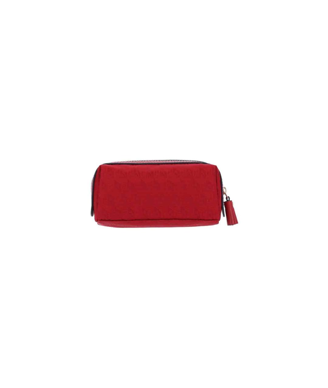 ANYA HINDMARCH Красная синтетическая косметичка, фото 3