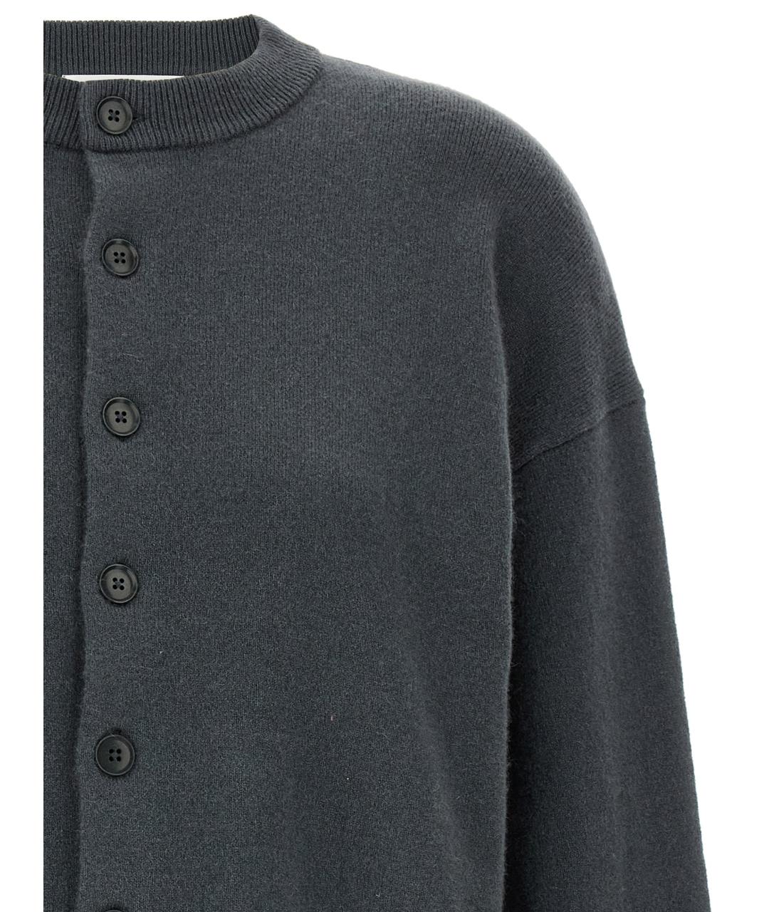 EXTREME CASHMERE Антрацитовый кашемировый кардиган, фото 3