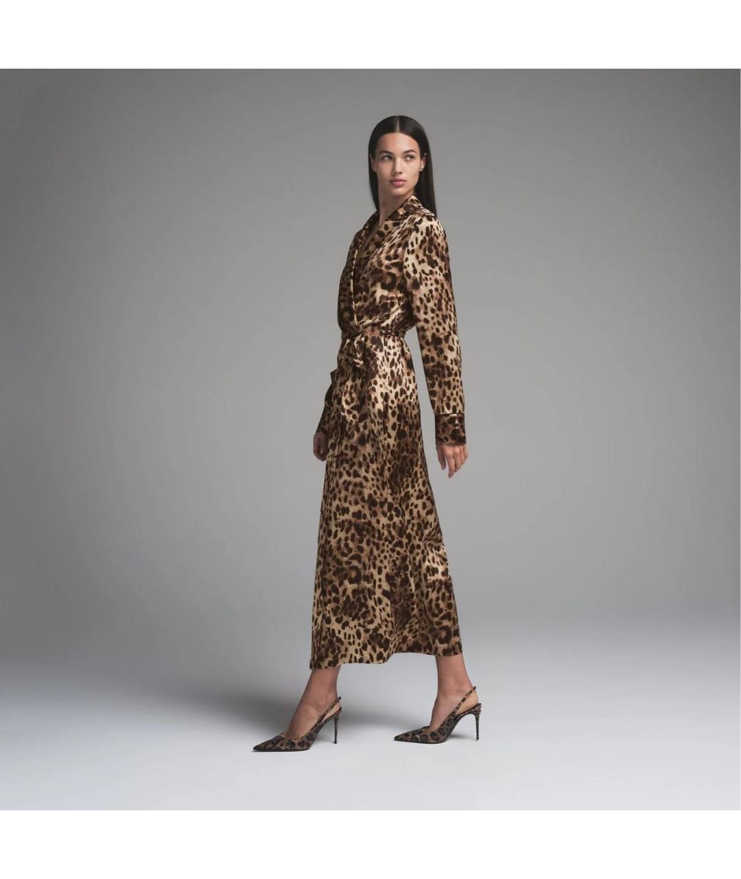 DOLCE&GABBANA Коричневый халаты, фото 3