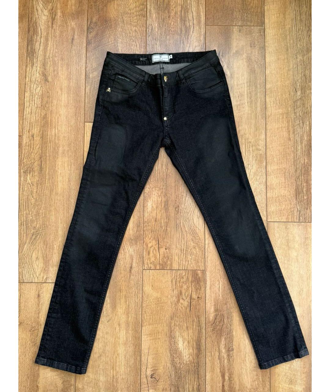 PHILIPP PLEIN Черные хлопковые детские джинсы, фото 8