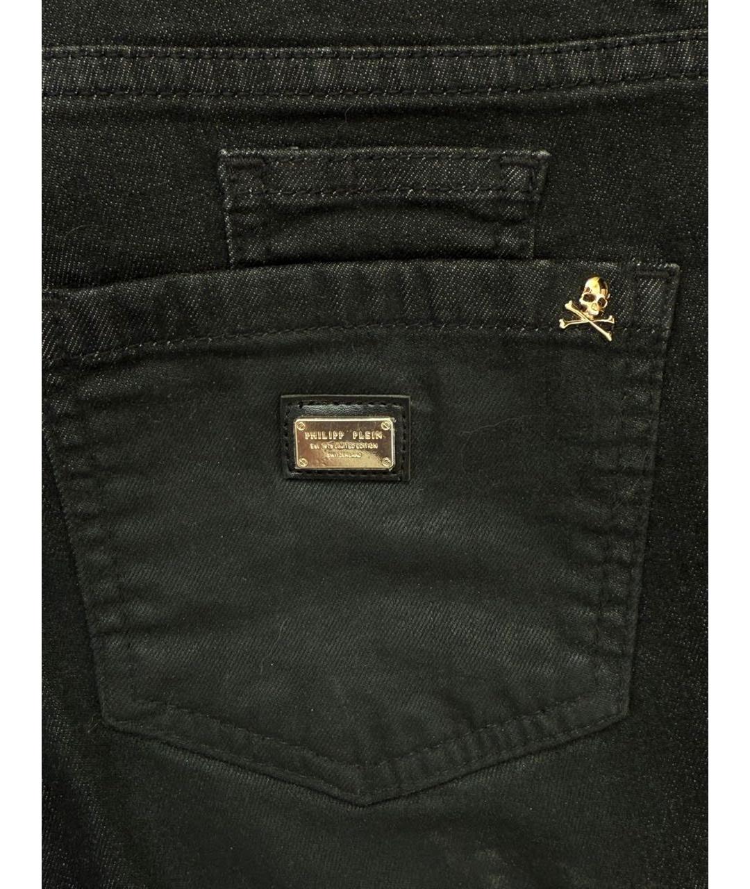 PHILIPP PLEIN Черные хлопковые детские джинсы, фото 6