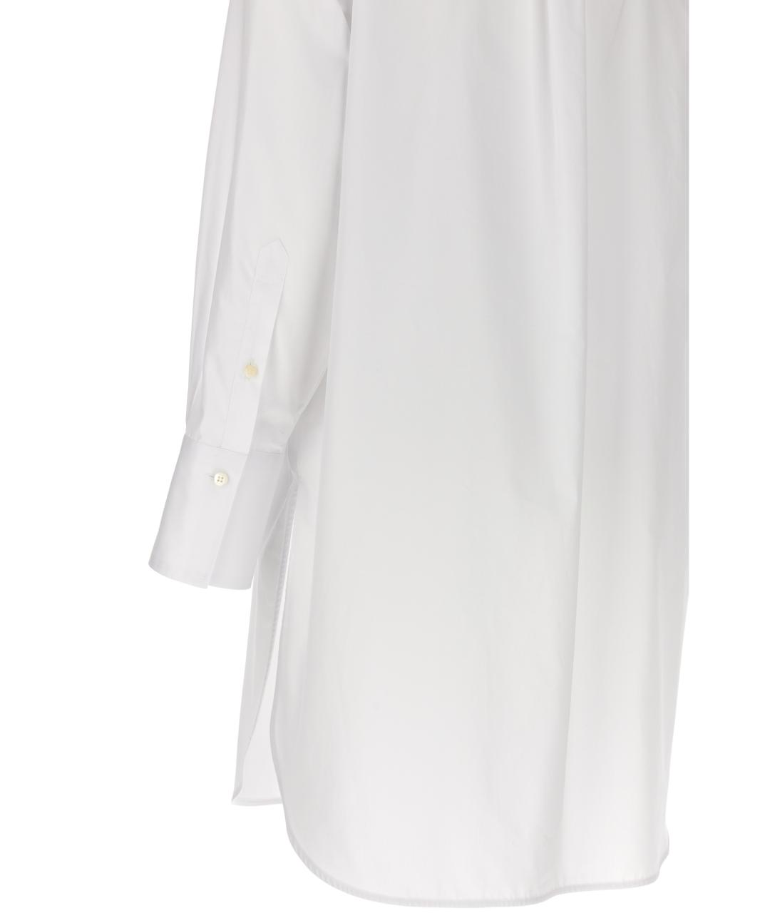 ALBERTO BIANI Белая хлопковая рубашка, фото 4