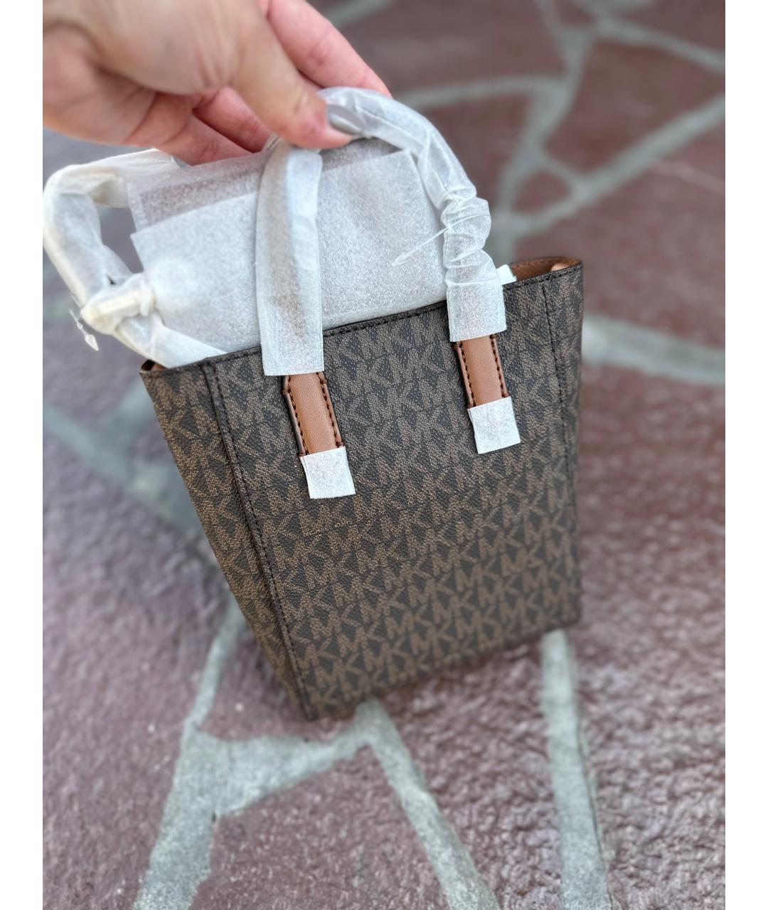 MICHAEL KORS Коричневая сумка через плечо, фото 6