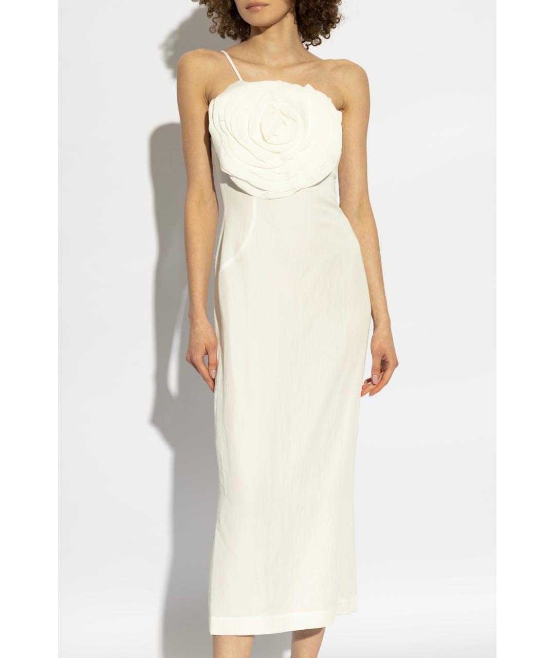BLUMARINE Белое коктейльное платье, фото 8