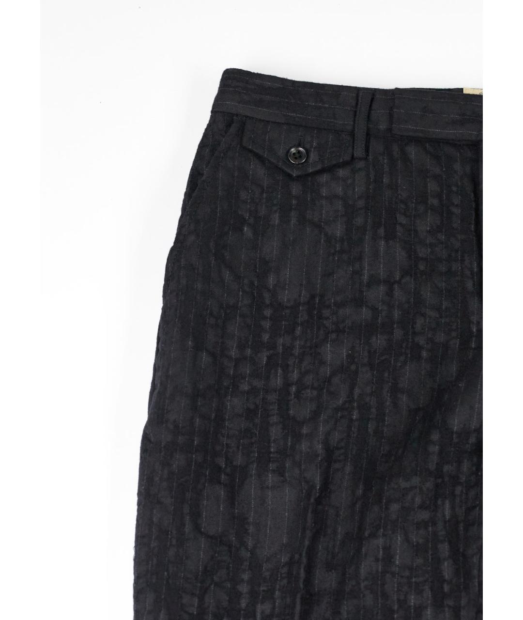 JUICY COUTURE Черные ацетатные классические брюки, фото 4