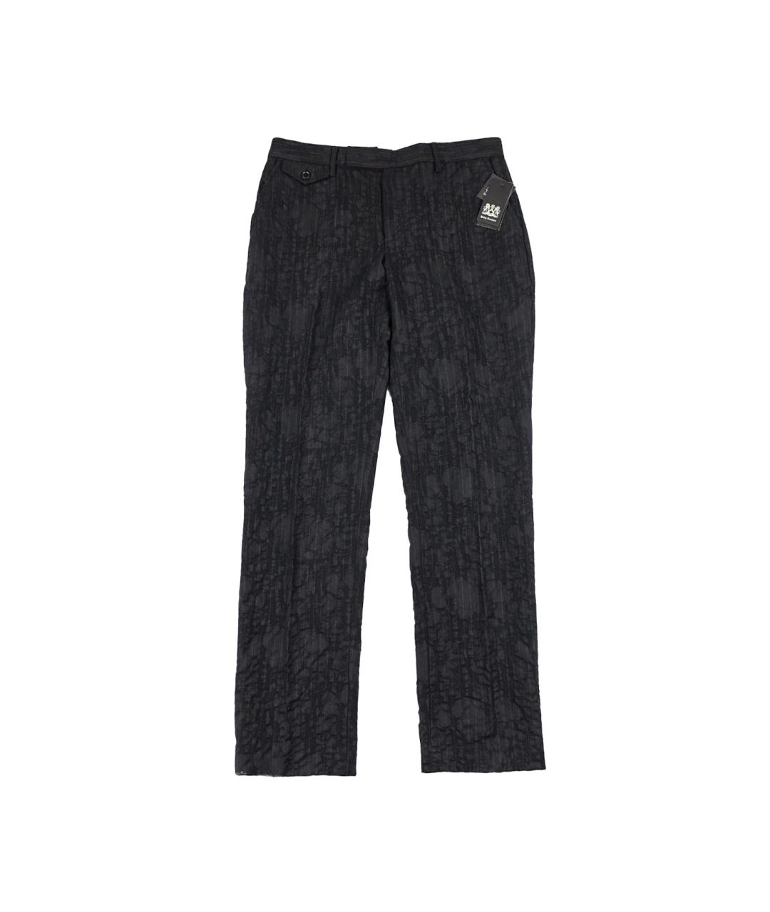 JUICY COUTURE Черные ацетатные классические брюки, фото 1