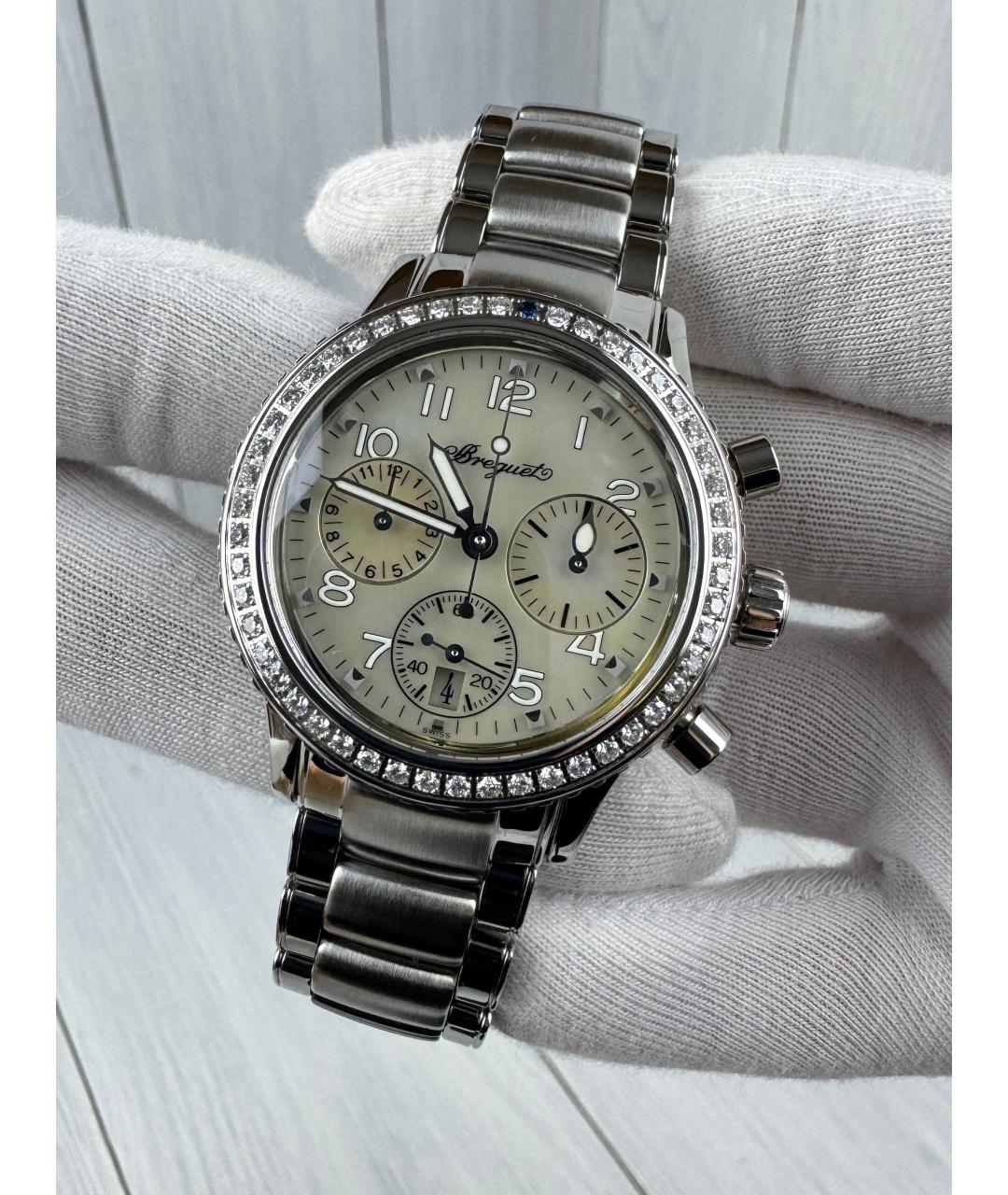 Breguet Золотые стальные часы, фото 2