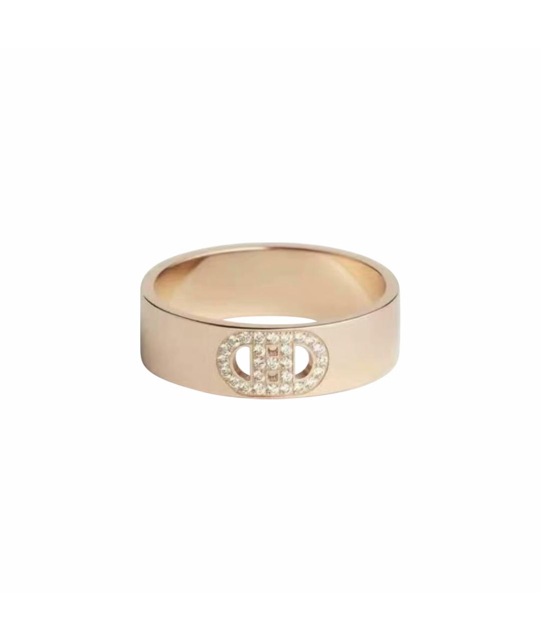 HERMES Розовое кольцо из розового золота, фото 1