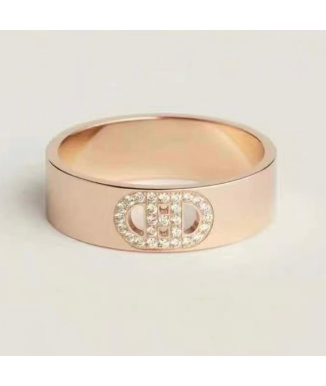 HERMES Розовое кольцо из розового золота, фото 7