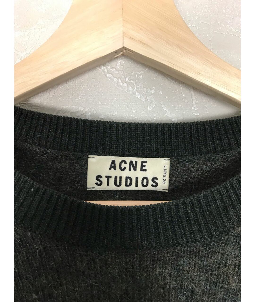 ACNE STUDIOS Зеленый шерстяной джемпер / свитер, фото 7