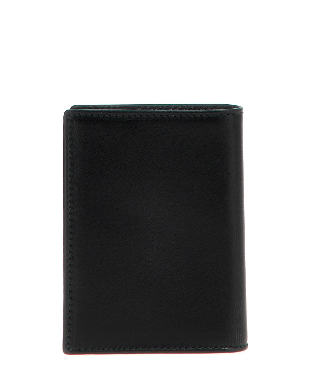 COMME DES GARÇONS WALLET Черный кожаный кошелек, фото 2