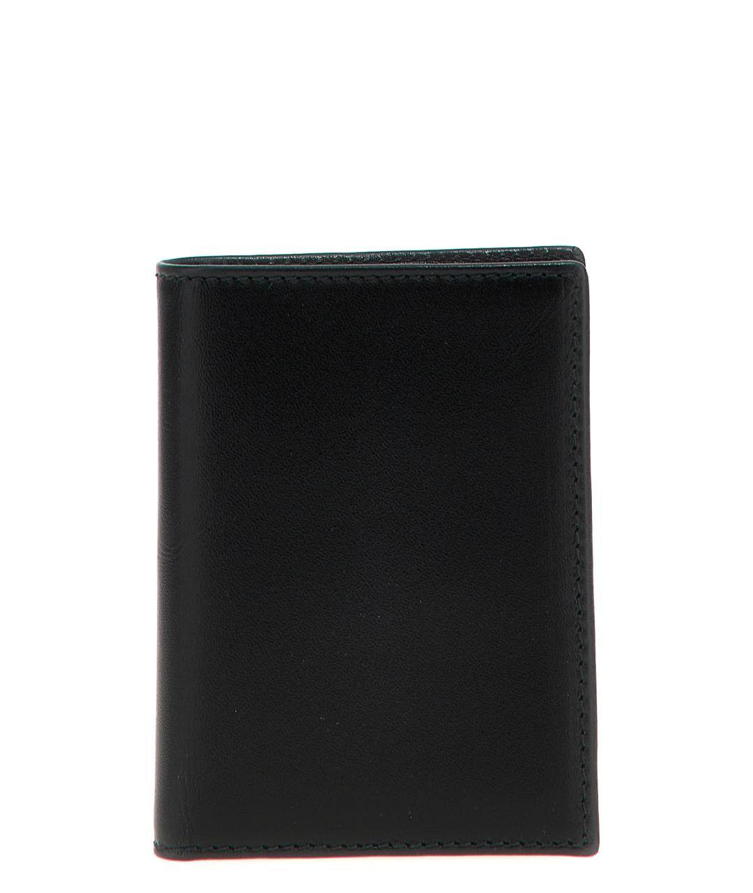 COMME DES GARÇONS WALLET Черный кожаный кошелек, фото 1