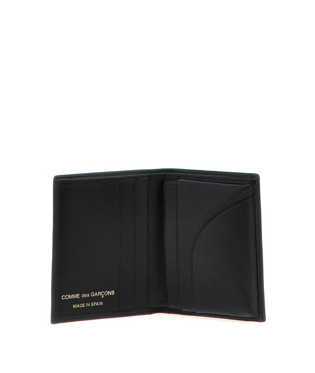COMME DES GARÇONS WALLET Черный кожаный кошелек, фото 3