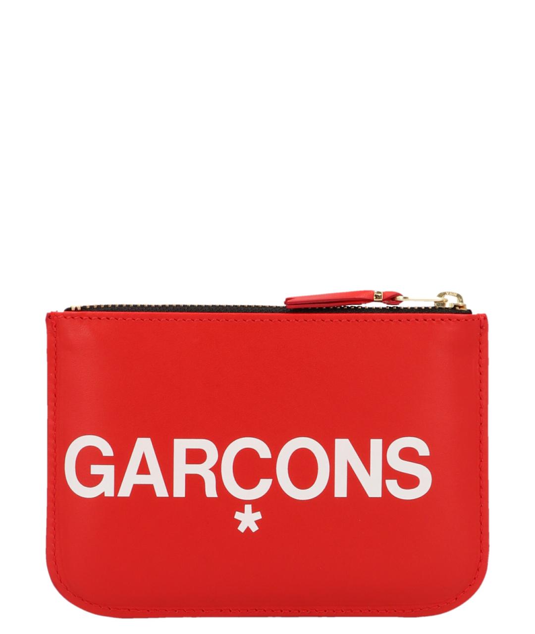 COMME DES GARÇONS WALLET Красный кожаный кошелек, фото 2