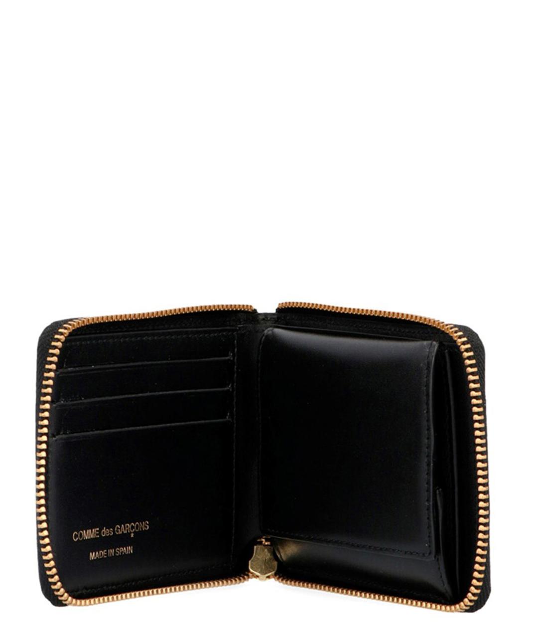 COMME DES GARÇONS WALLET Черный кожаный кошелек, фото 3