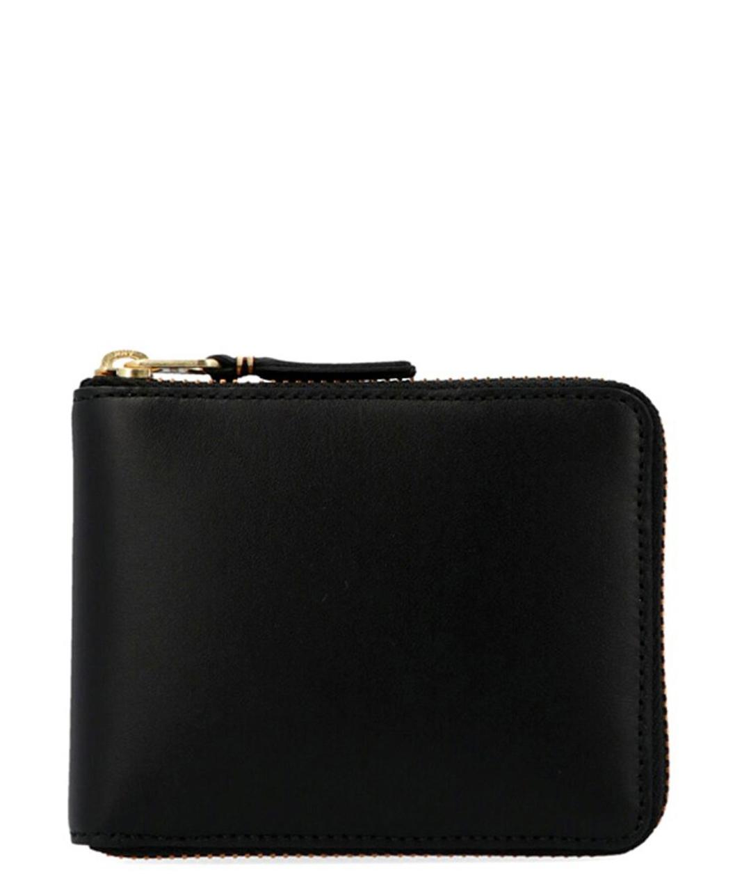COMME DES GARÇONS WALLET Черный кожаный кошелек, фото 1
