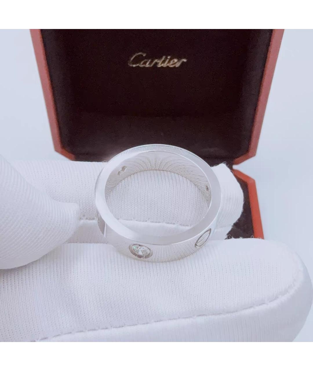 CARTIER Белое кольцо из белого золота, фото 6
