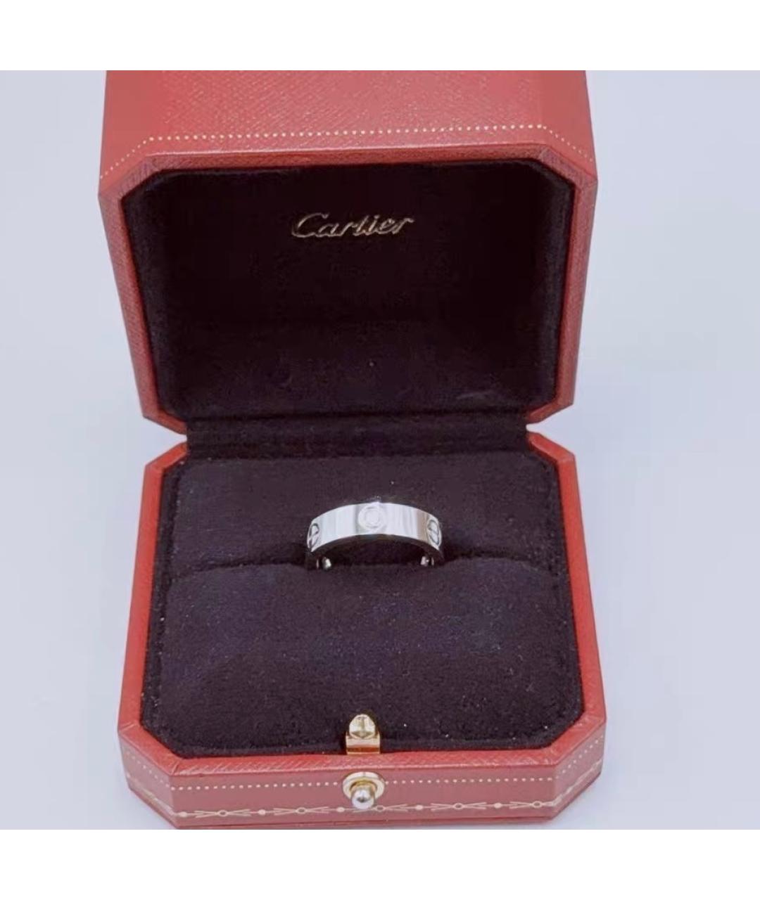 CARTIER Белое кольцо из белого золота, фото 4