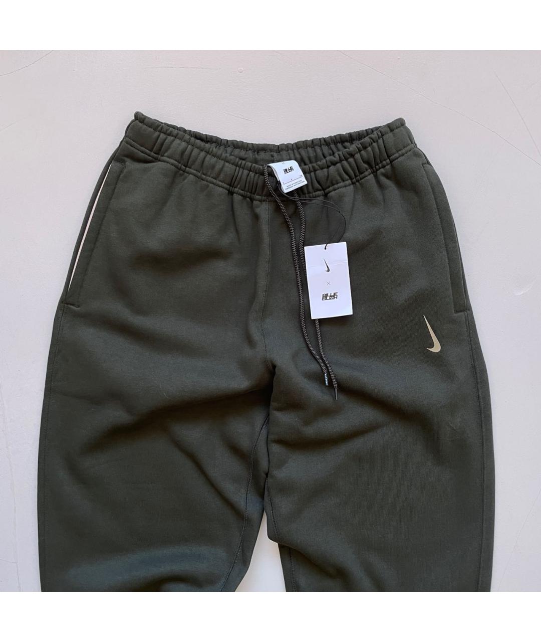 NIKE Хаки хлопковые повседневные брюки, фото 4