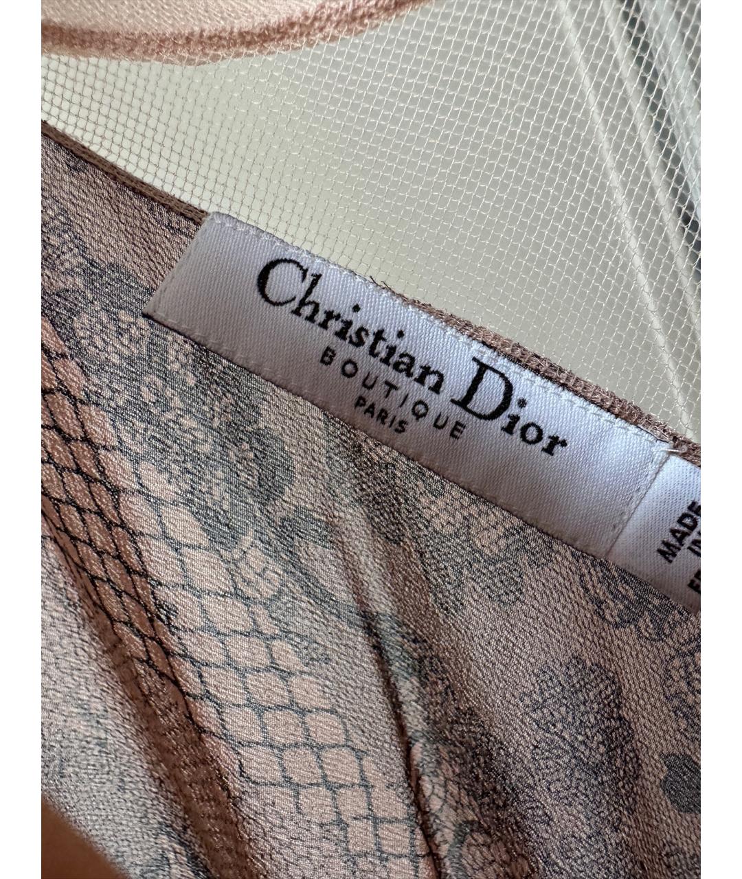 CHRISTIAN DIOR Розовое коктейльное платье, фото 5