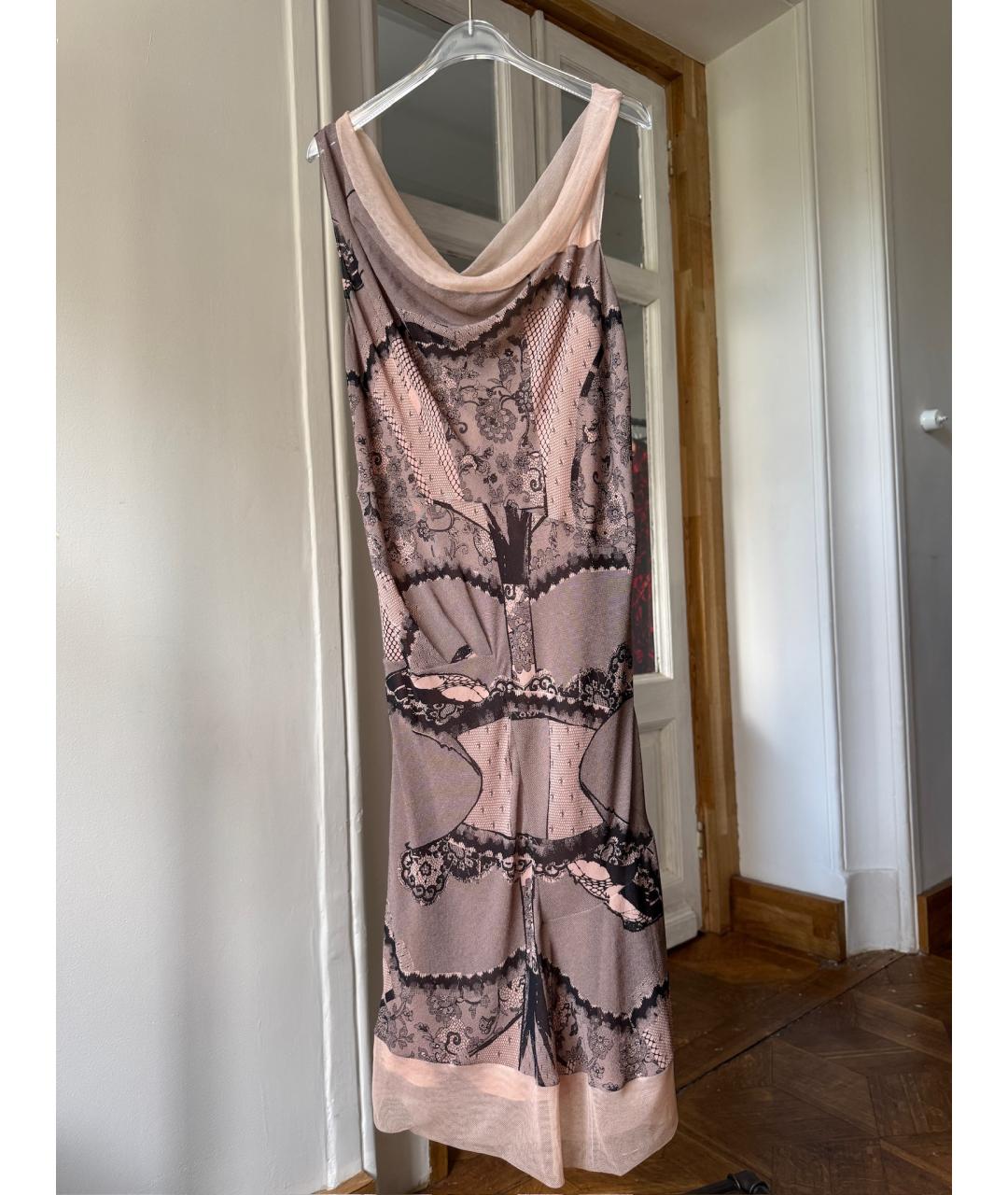 CHRISTIAN DIOR Розовое коктейльное платье, фото 7