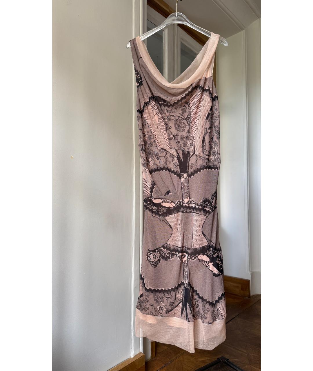 CHRISTIAN DIOR Розовое коктейльное платье, фото 3