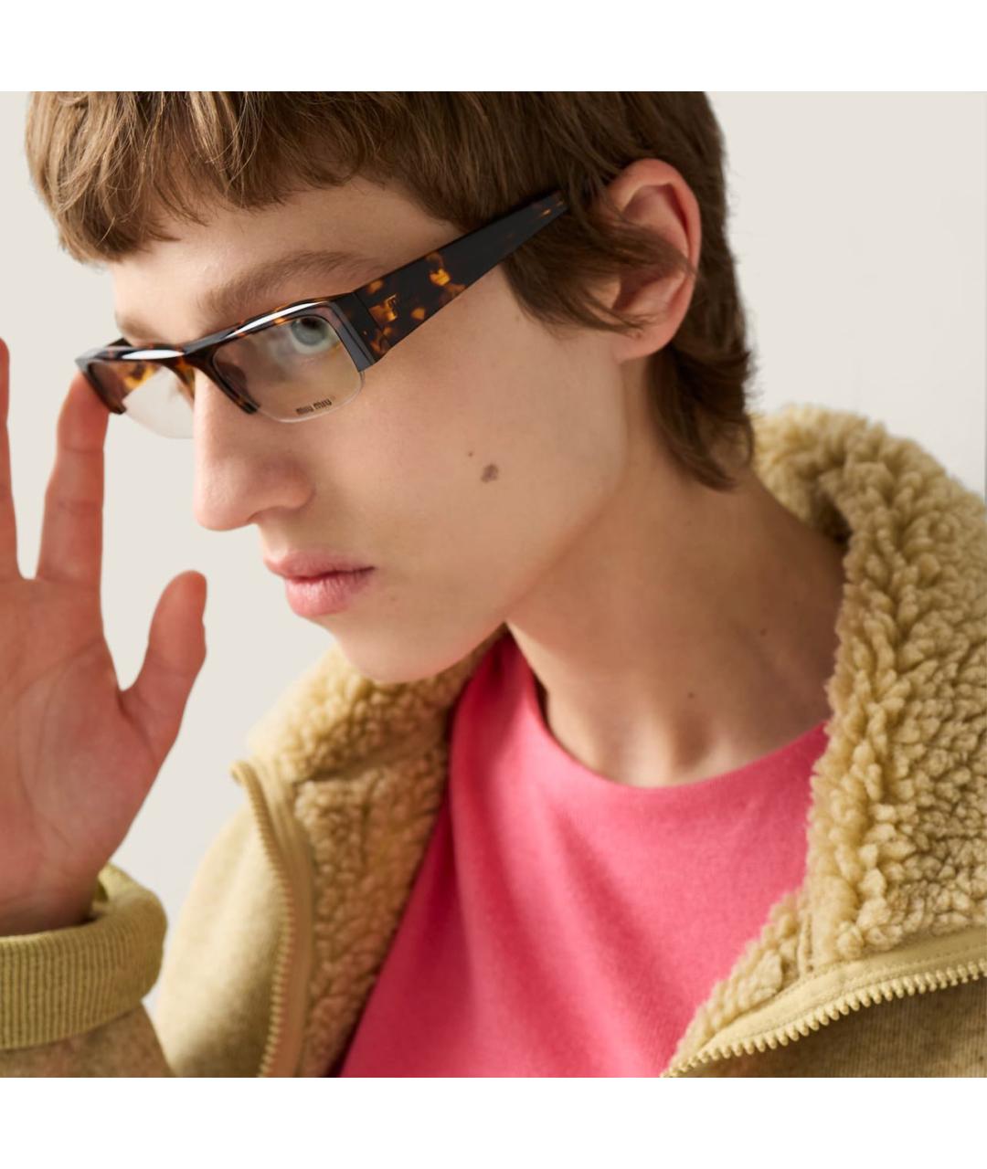MIU MIU Голубые солнцезащитные очки, фото 6