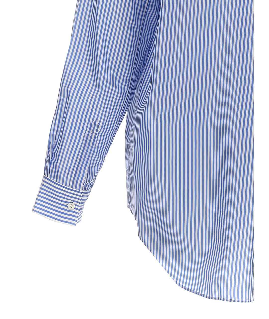 COMME DES GARÇONS SHIRT Голубая кэжуал рубашка, фото 4