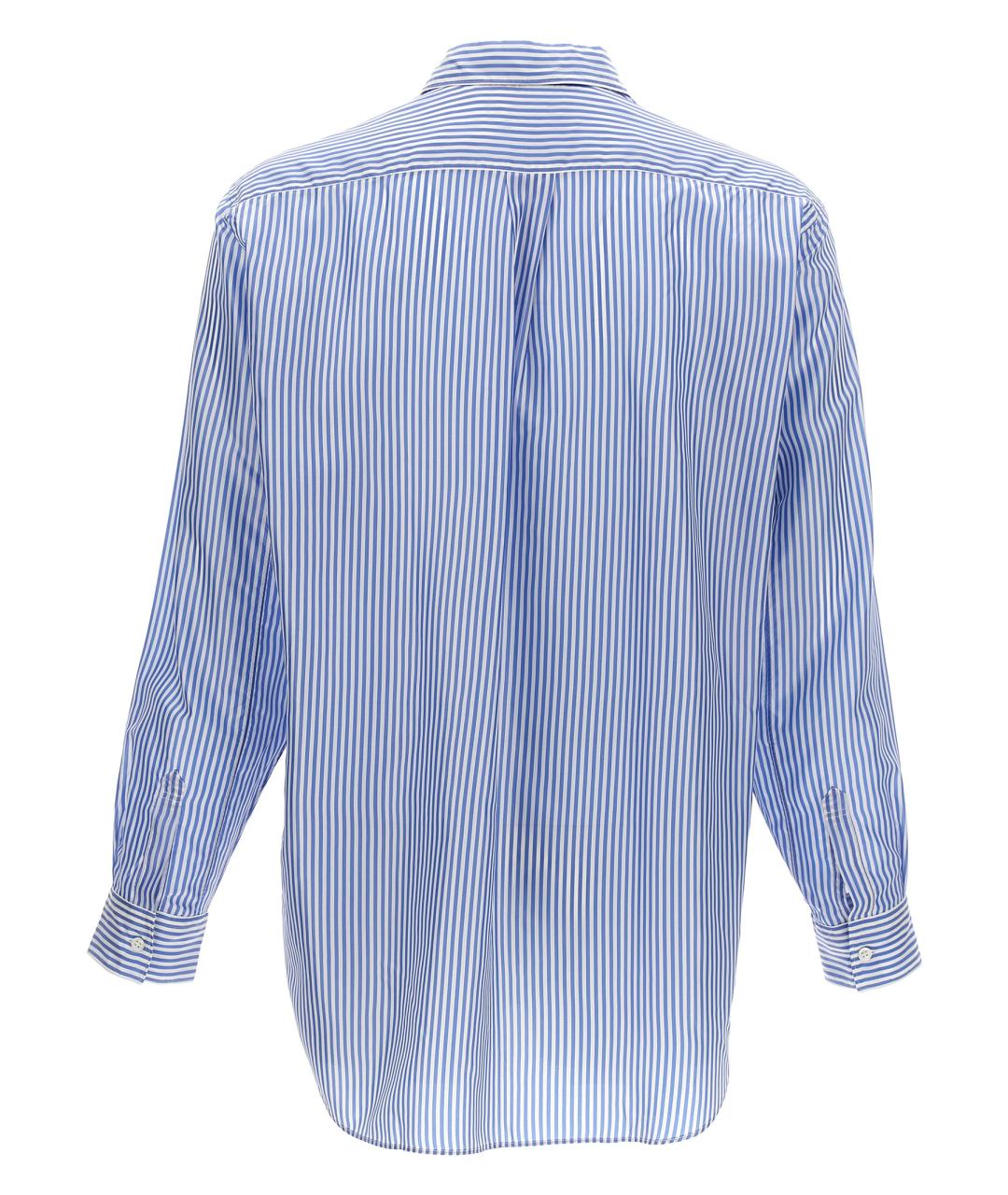 COMME DES GARÇONS SHIRT Голубая кэжуал рубашка, фото 2