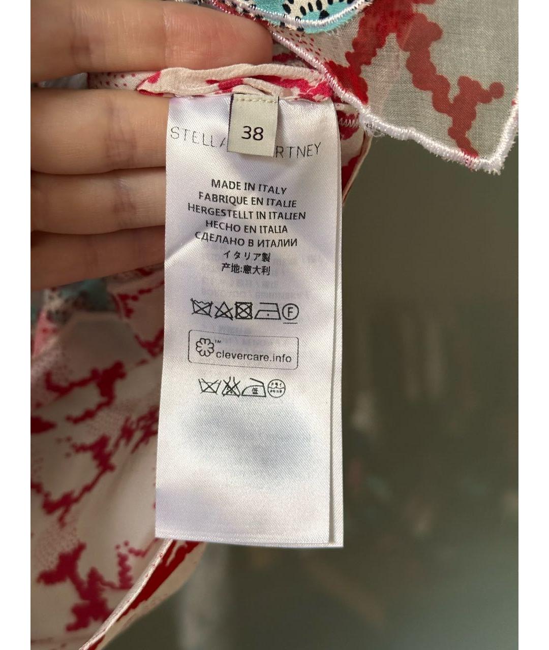 STELLA MCCARTNEY Мульти шелковая майка, фото 4
