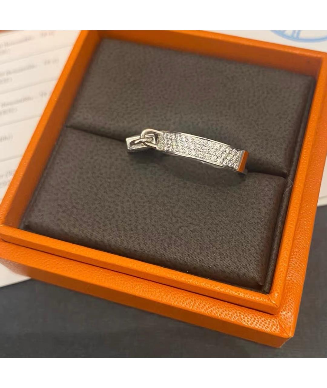 HERMES Белое кольцо из белого золота, фото 5