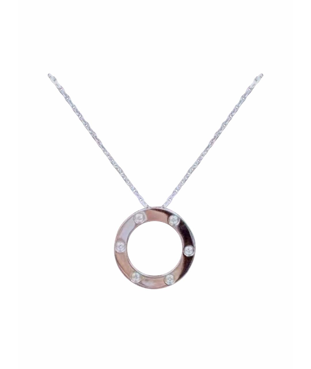 CARTIER Белое колье из белого золота, фото 1
