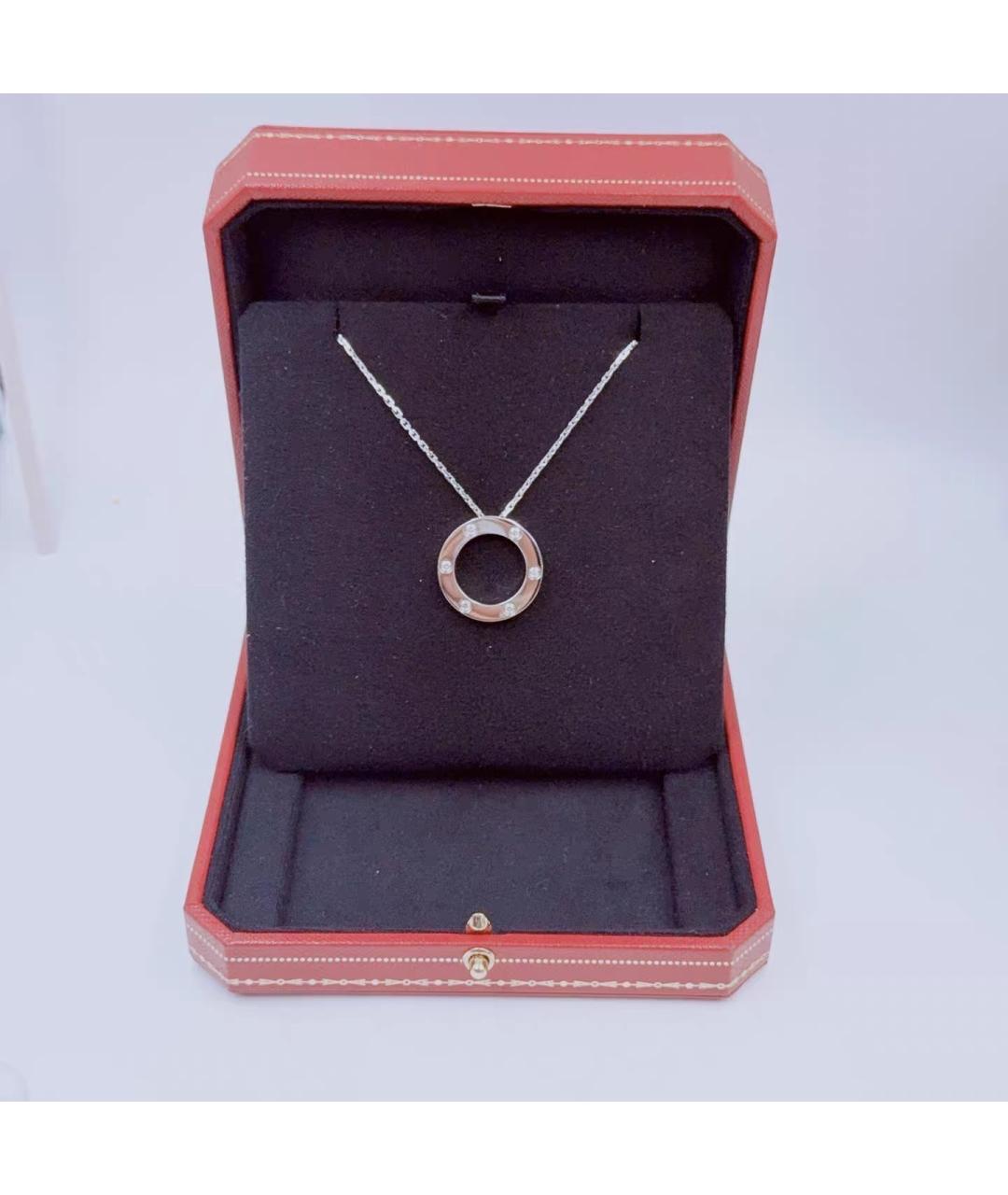 CARTIER Белое колье из белого золота, фото 2