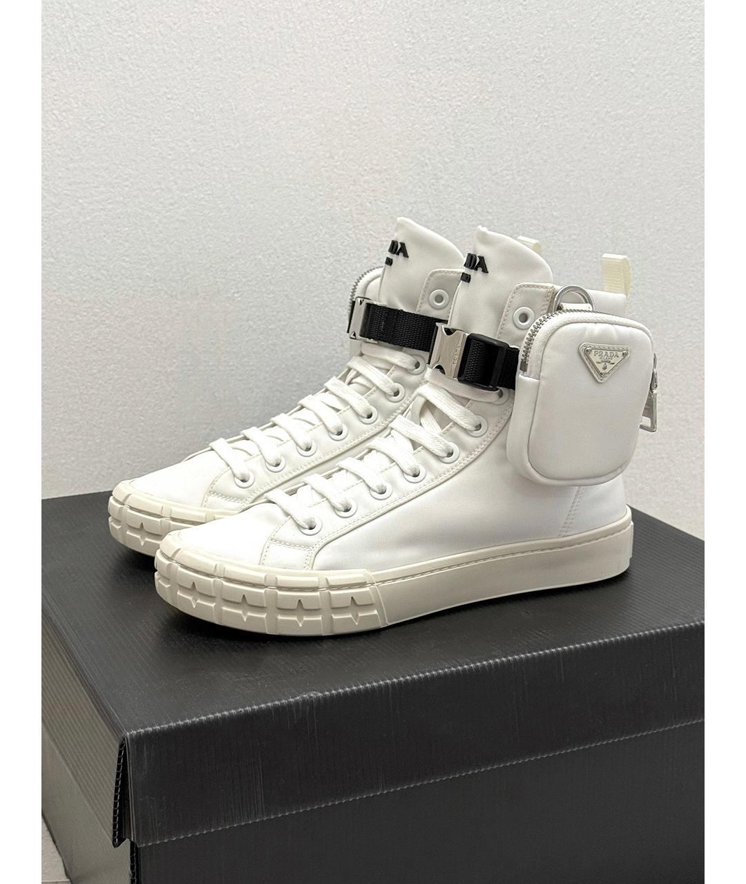 PRADA Белые кеды, фото 2