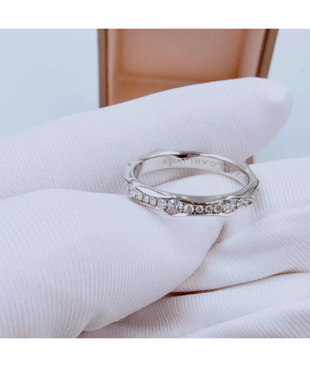 BVLGARI Белое платиновое кольцо, фото 3