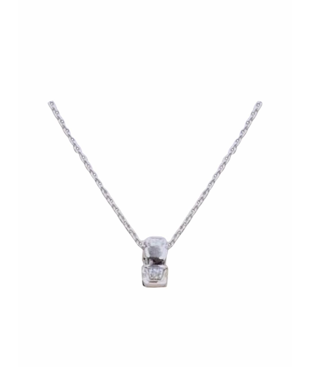 BVLGARI Белое колье из белого золота, фото 1