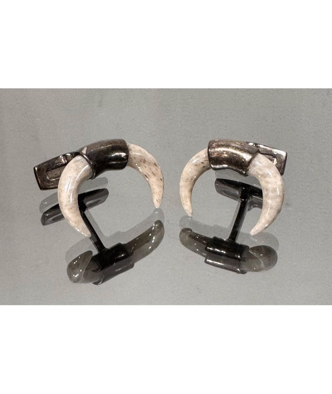 ALEXANDER MCQUEEN Серебряные запонки, фото 4