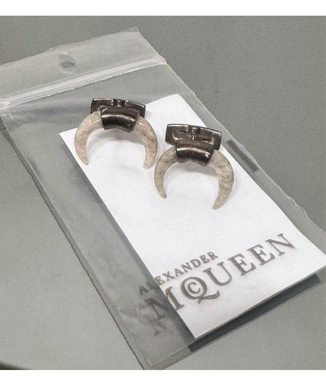ALEXANDER MCQUEEN Серебряные запонки, фото 6